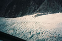 Franz Josef Glacier(氷河)の眺めその1
